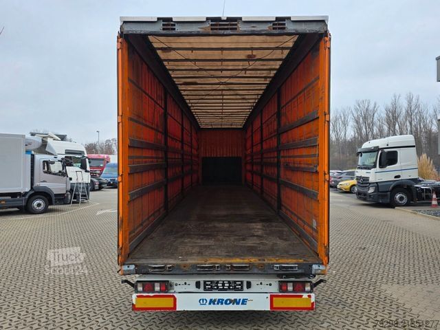 Atvērta puspiekabe ar tentu KRONE SD / Hubdach / EDSCHA / Mega / Liftachse