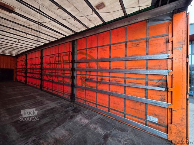 Atvērta puspiekabe ar tentu KRONE SD / Hubdach / EDSCHA / Mega / Liftachse