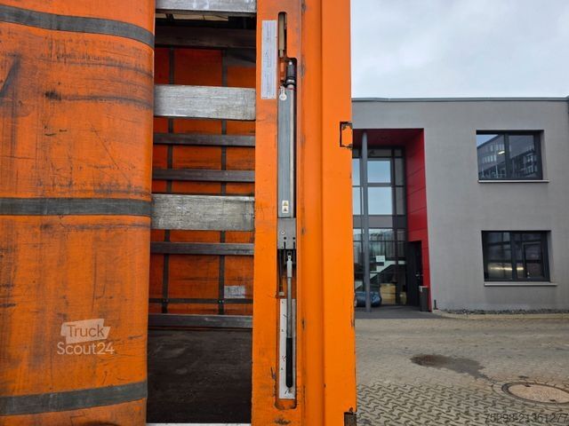 Atvērta puspiekabe ar tentu KRONE SD / Hubdach / EDSCHA / Mega / Liftachse