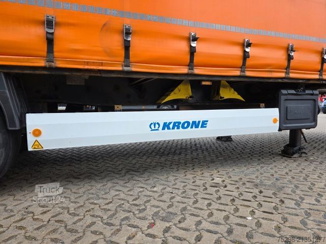Atvērta puspiekabe ar tentu KRONE SD / Hubdach / EDSCHA / Mega / Liftachse