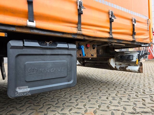 Atvērta puspiekabe ar tentu KRONE SD / Hubdach / EDSCHA / Mega / Liftachse