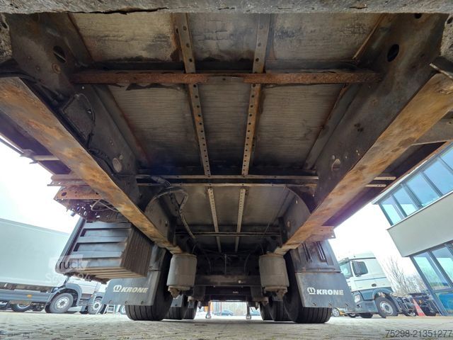 Atvērta puspiekabe ar tentu KRONE SD / Hubdach / EDSCHA / Mega / Liftachse