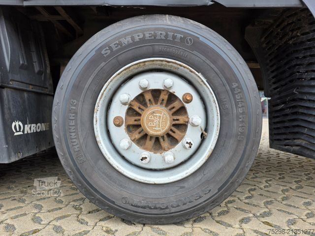 Atvērta puspiekabe ar tentu KRONE SD / Hubdach / EDSCHA / Mega / Liftachse