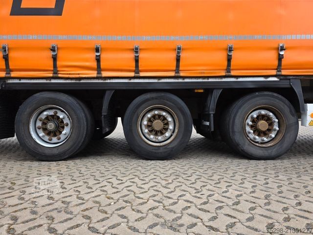 Atvērta puspiekabe ar tentu KRONE SD / Hubdach / EDSCHA / Mega / Liftachse