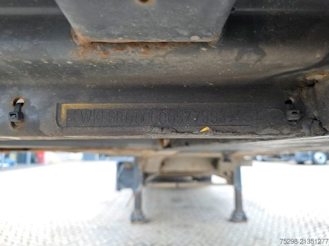 Atvērta puspiekabe ar tentu KRONE SD / Hubdach / EDSCHA / Mega / Liftachse