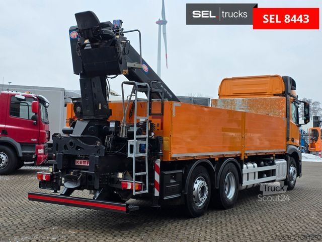 Macara montată pe camion MERCEDES-BENZ Actros 2543 / Baustoff/Retarder/Lenk-Liftachse