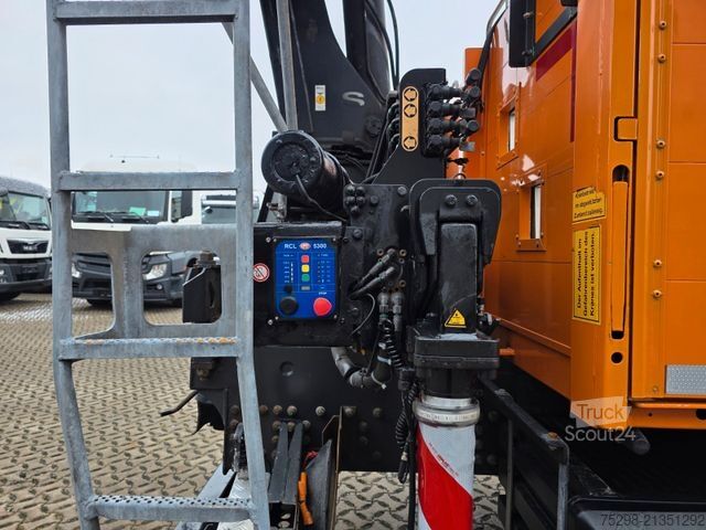 Macara montată pe camion MERCEDES-BENZ Actros 2543 / Baustoff/Retarder/Lenk-Liftachse