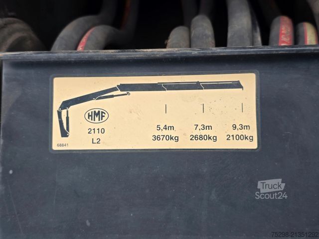 Macara montată pe camion MERCEDES-BENZ Actros 2543 / Baustoff/Retarder/Lenk-Liftachse