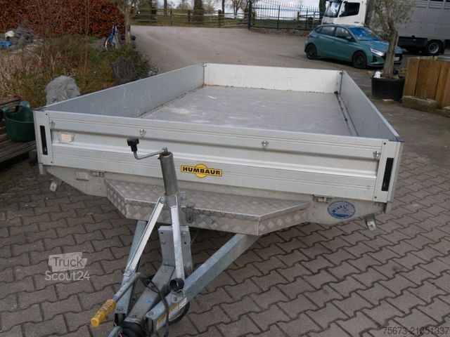 Anhänger mit offener Pritsche HUMBAUR Pritsche 4,10 m Innenlänge