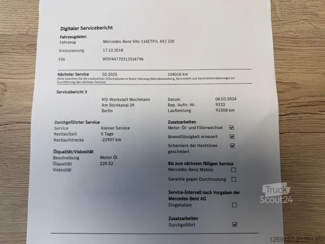 Мікроавтобус MERCEDES-BENZ Vito Tourer 116CDI Edition LANG 7-Sitze LED