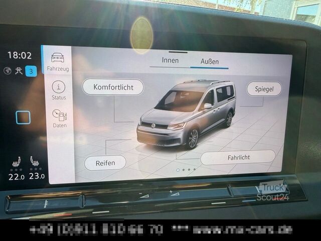 Ploščati dostavnik VW Caddy Maxi Aut. Klima Navi Kamera 2 Schiebetüren