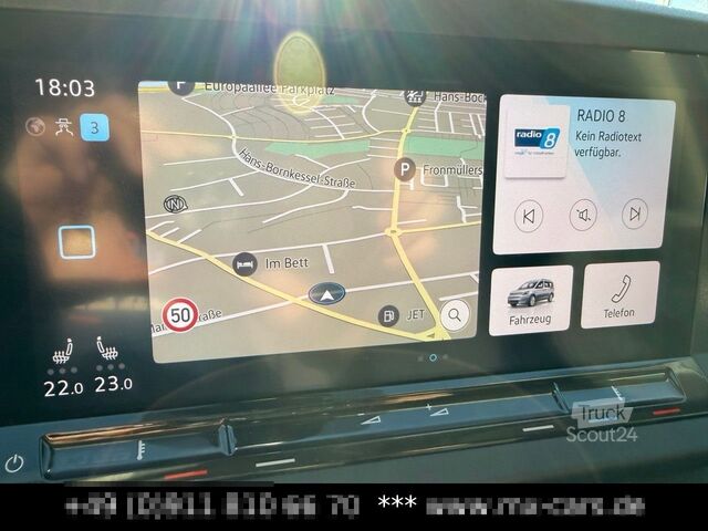 Ploščati dostavnik VW Caddy Maxi Aut. Klima Navi Kamera 2 Schiebetüren