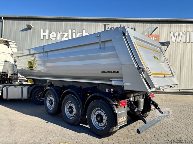 Tippsemitrailer MEILLER MHPS 44.3 | Stahl 25m³*Rollplane*Luft/Lift*LED