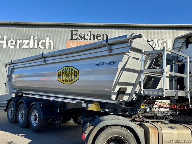 Tippsemitrailer MEILLER MHPS 44.3 | Stahl 25m³*Rollplane*Luft/Lift*LED