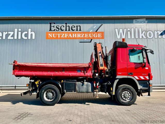 Tippbil MERCEDES-BENZ Actros 1841 AK 4x4 MP3  Atlas TLC105.2*FUNK*Kran