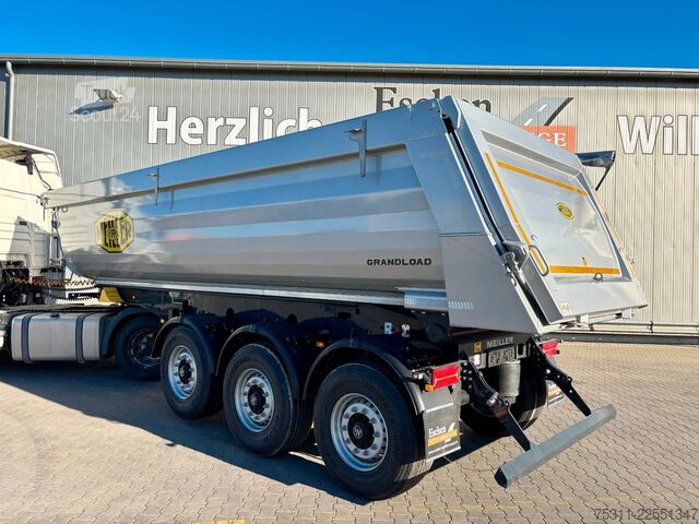 Tippsemitrailer MEILLER MHPS 44.3 | *NEW*Stahl 25m³*Rollplane*Lift*LED