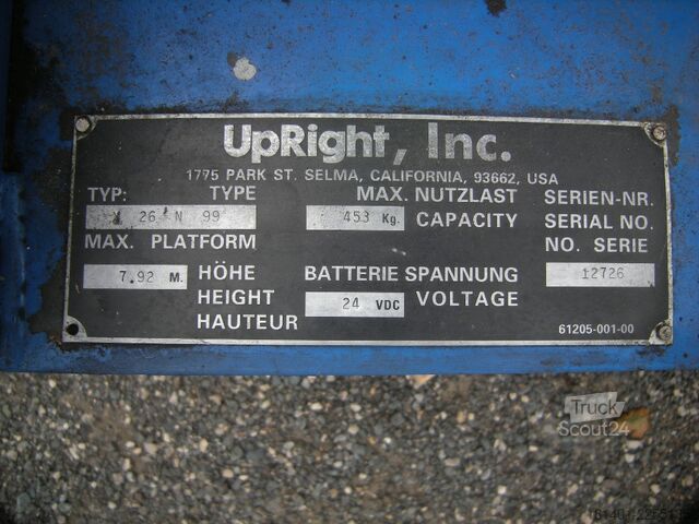 Saxlift Up-Right 26 N (ID2726) 10m AH