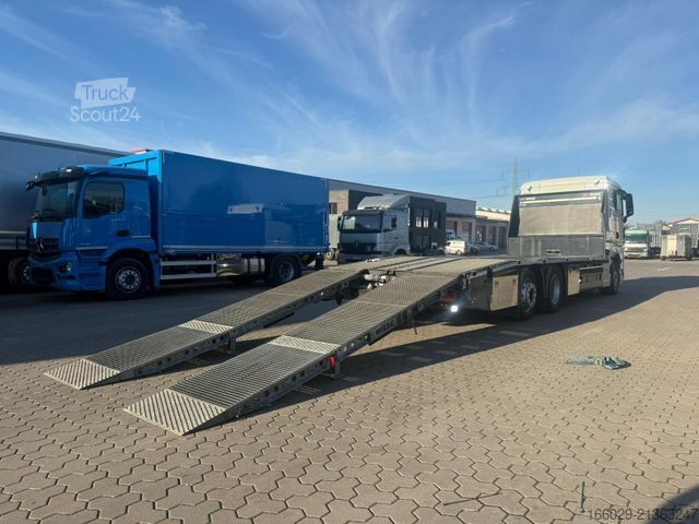 Ladbil med lad MAN TGX 26.440 6x2-4 LL Maschinen Transporter