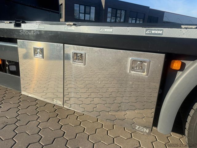 Ladbil med lad MAN TGX 26.440 6x2-4 LL Maschinen Transporter