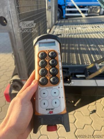 Ladbil med lad MAN TGX 26.440 6x2-4 LL Maschinen Transporter