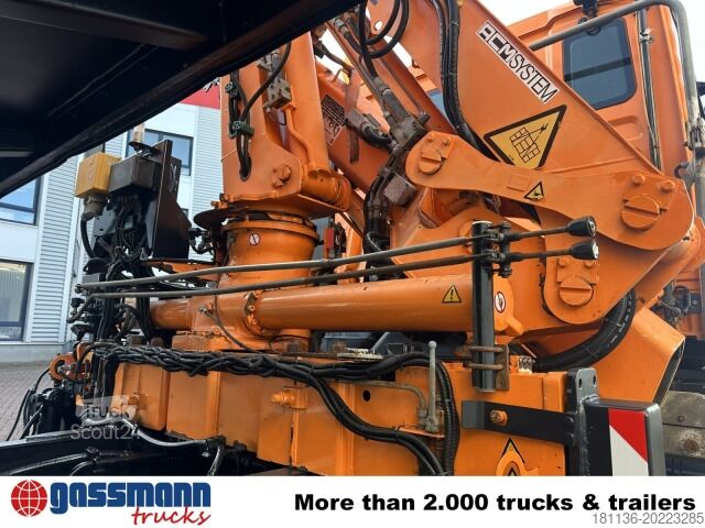 Camión volquete MAN TGS 18.320 4x4 BB, Winterdienstausstattung, Kran