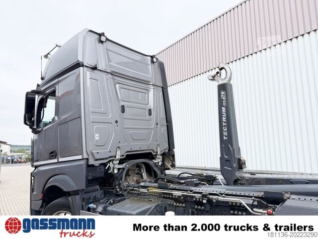 Haakarm vrachtwagen Mercedes-Benz Actros 2552 L 6x2, Lenk/Lift, Retarder, GigaSpace,