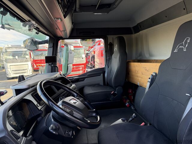 Vrachtwagen met dieplader (open) MAN TGS 41.510 8x4 mit Palfinger 58002 TEC7