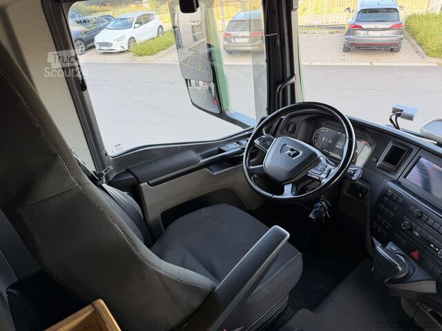 Vrachtwagen met dieplader (open) MAN TGS 41.510 8x4 mit Palfinger 58002 TEC7