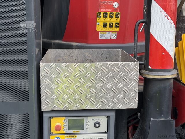 Vrachtwagen met dieplader (open) MAN TGS 41.510 8x4 mit Palfinger 58002 TEC7