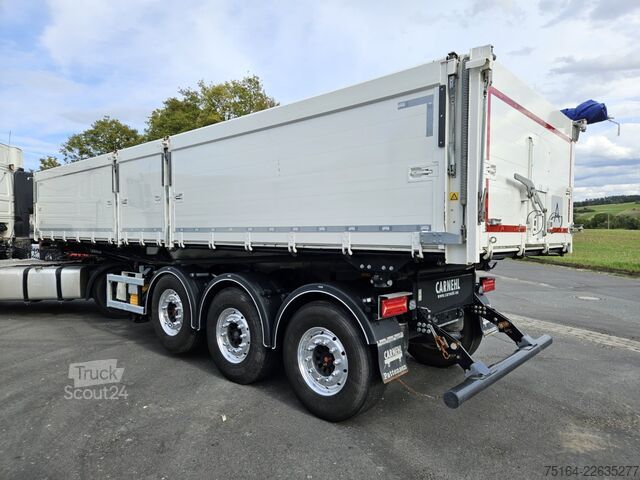 Tippsemitrailer CARNEHL CZKS 34/AL 2-Seiten-Alukastenmulde