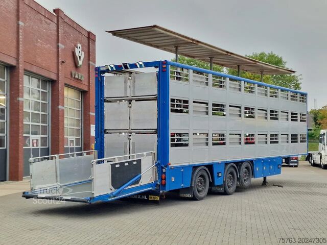 Transport de bétail Berdex 0S1227 - 3 deck Livestock - Loadlift - Steering...
