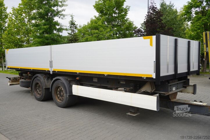 Būvniecības piekabe Krone construction trailer / Flatbed 18 pallet