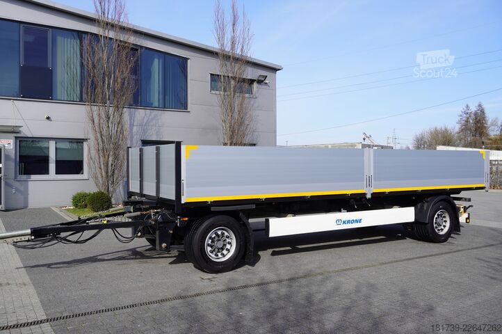 Krone celtniecības piekabe Krone Construction trailer /Flatbed 18 pallets