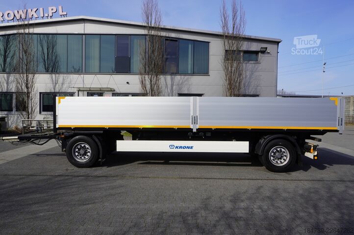 Krone celtniecības piekabe Krone Construction trailer /Flatbed 18 pallets