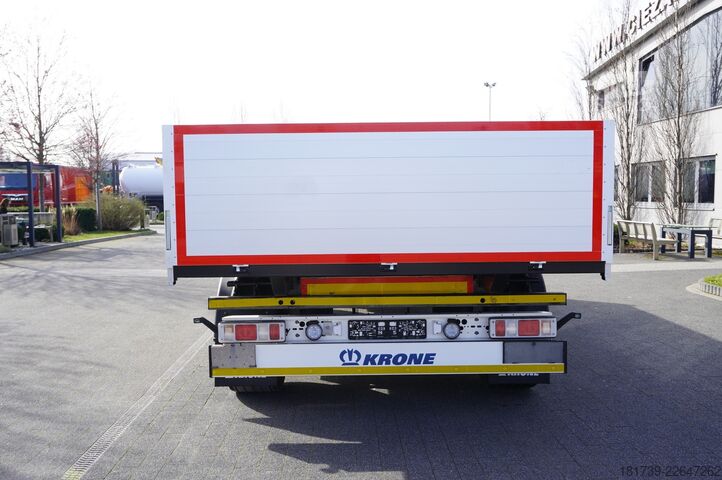 Krone celtniecības piekabe Krone Construction trailer /Flatbed 18 pallets