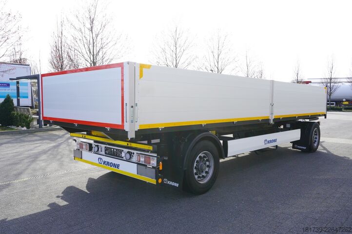 Krone celtniecības piekabe Krone Construction trailer /Flatbed 18 pallets