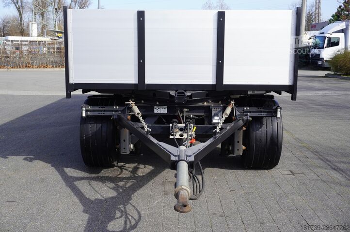 Krone celtniecības piekabe Krone Construction trailer /Flatbed 18 pallets