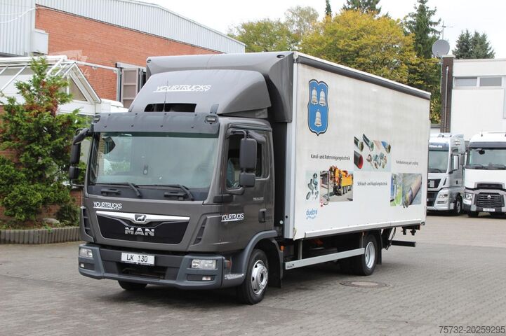 Transporter mit Pritsche & Plane MAN TGL 8.220   Plane   AHK   6,1 m   Luft   Klima