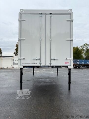 Wechselbrücke mit Kofferaufbau Krone BDF-System 7.450 mm lang, LACK NEU!!