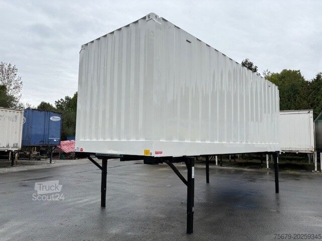 Wechselbrücke mit Kofferaufbau Krone BDF-System 7.450 mm lang, LACK NEU!!
