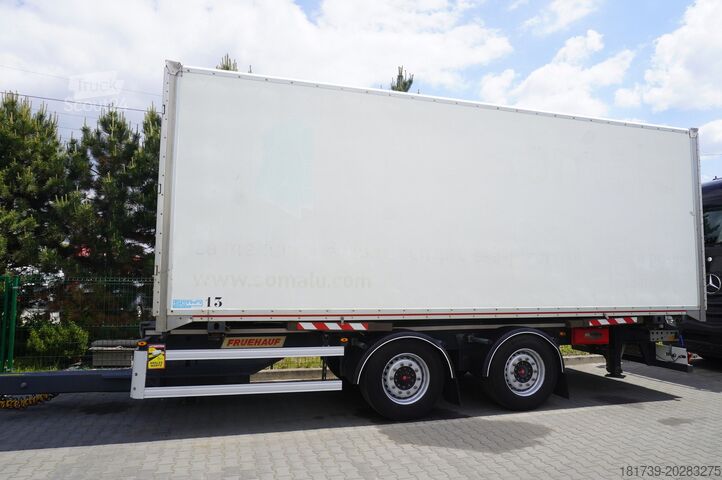 Drive-through konteyner römorku Fruehauf passthrough box trailer 18 EPAL / 2021 /