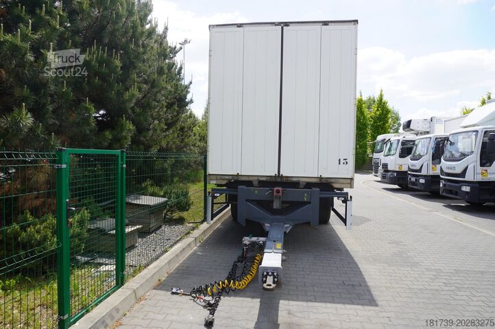 Drive-through konteyner römorku Fruehauf passthrough box trailer 18 EPAL / 2021 /