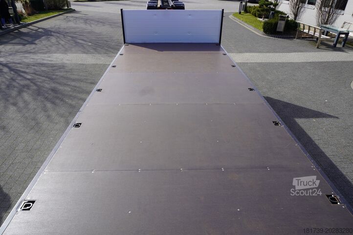 Krone gradbena prikolica Krone Construction trailer /Flatbed 18 pallets