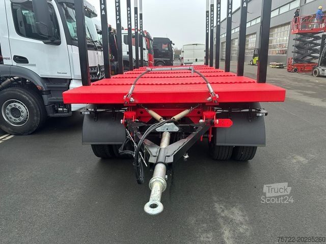 Přívěs na klády PAVIC HPA 27 68Z / Plattform 3-Achser  Blatt-Federung