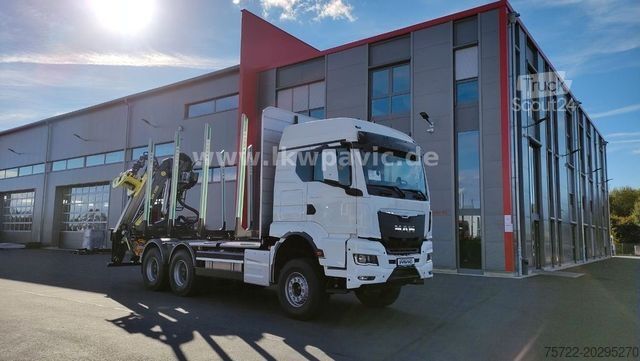 Φορτηγό μεταφοράς ξυλείας MAN TGS 33.510 6x4 BL RADSTAND 3900mm Sofort Verfügb