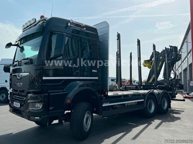 Φορτηγό μεταφοράς ξυλείας MAN TGS 33.510 6x4 BL RADSTAND 3900mm Sofort Verfügb