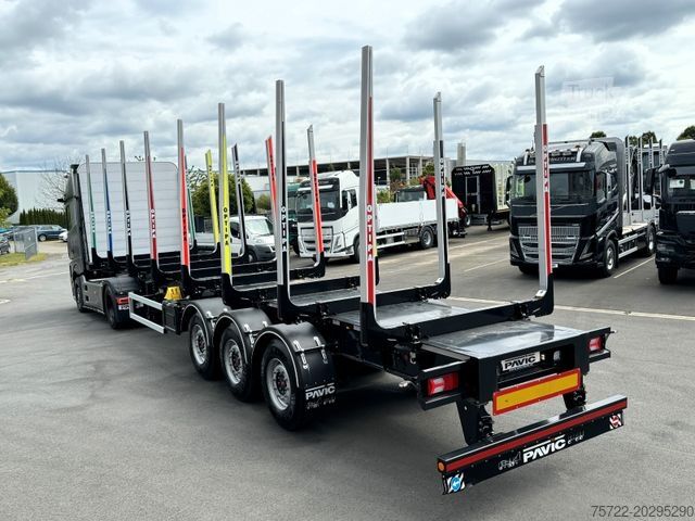 Полуремарке за трупи PAVIC HTS 24 Kurzholz Schemel Auflieger SONDERPREIS!!