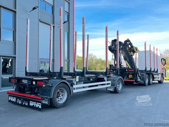 Kamion za izvlačenje drveta MAN TGX 6x4 mit PAVIC HTA 20 66Z Tajfun LIV L150Z