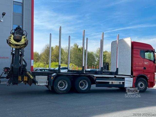Kamion za izvlačenje drveta MAN TGX 6x4 mit PAVIC HTA 20 66Z Tajfun LIV L150Z