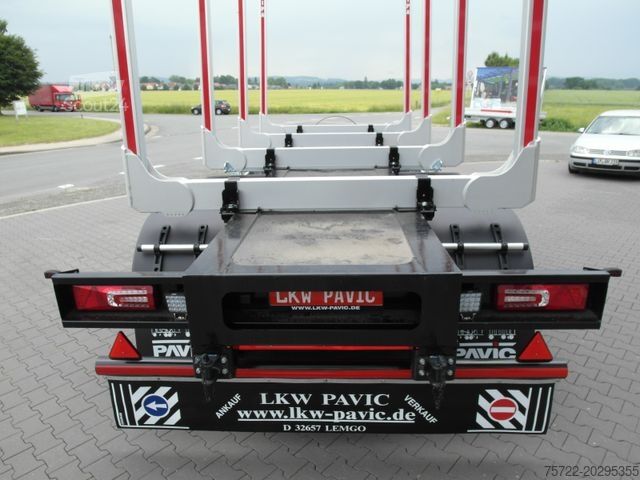 Přívěs na klády PAVIC HTA 27 68 Blatt/Blatt 3-Achser Schemel OPTIPA